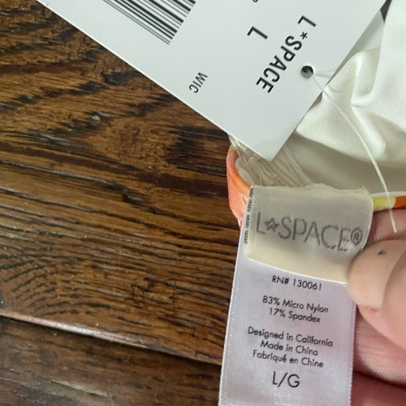 NWT PQ  Reversible Drew Knot Floral Bikini Top Size D - Picture 8 of 8